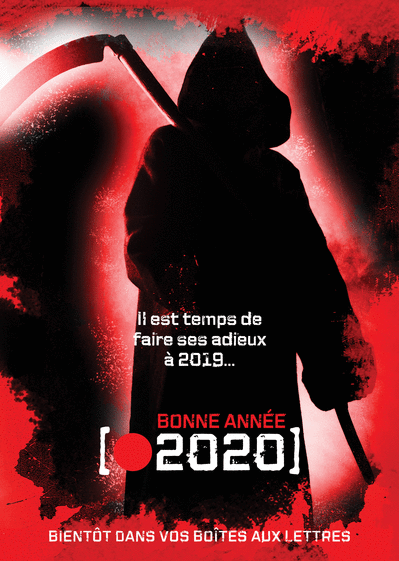 Carte De Voeux Film D`horreur : Envoyer une Carte De Voeux 2020 Affiche